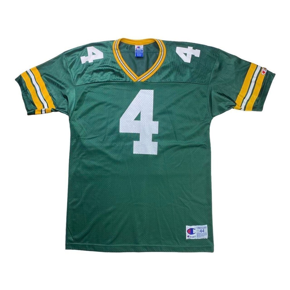 Vintage Green Bay Packers x Brett Favre 4 football champion jersey